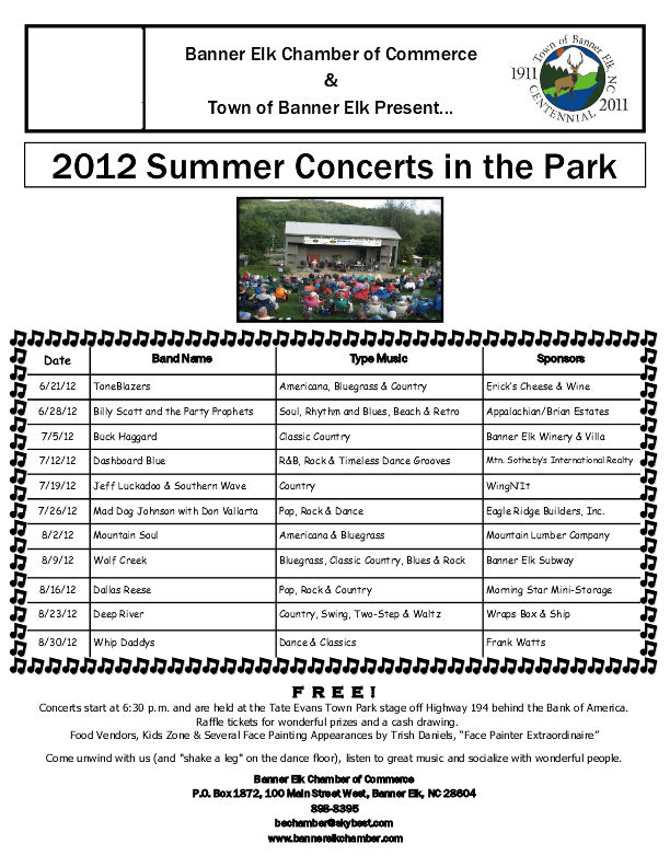2012SummerConcertsFlyerWithSponsors