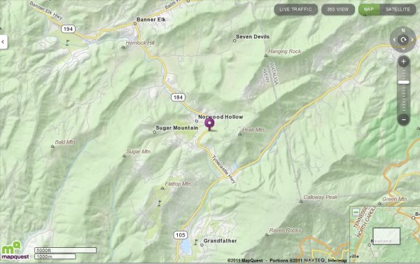 SugarMtnResortAccommodationsMap